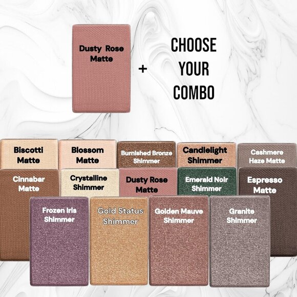 Dusty Rose Matte -Bundle of 2 -  Mary Kay Chromafusion Eye Shadow - Picture 1 of 16